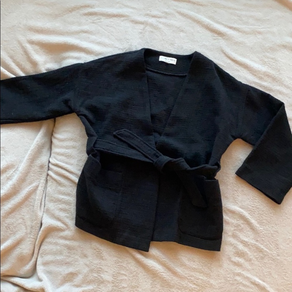 Madewell Kimono Wrap Jacket Texture & Thread